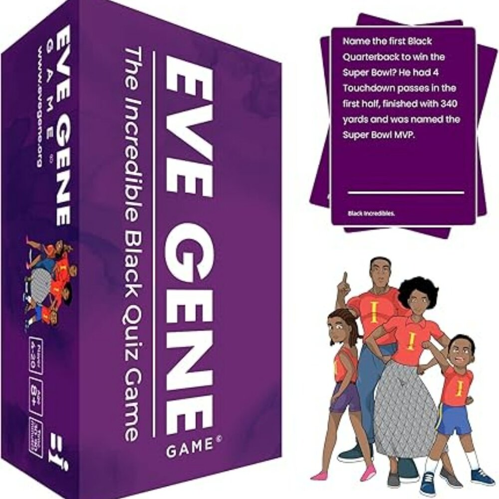 Eve Gene: The Black History Card Game – First Edition (575+ Questions)